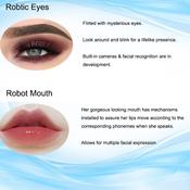 Artificial Intelligent 3D Silicone Sex Doll for Men with Facial Expression Sex Robot with Deep Learning produced by Automatic Woman